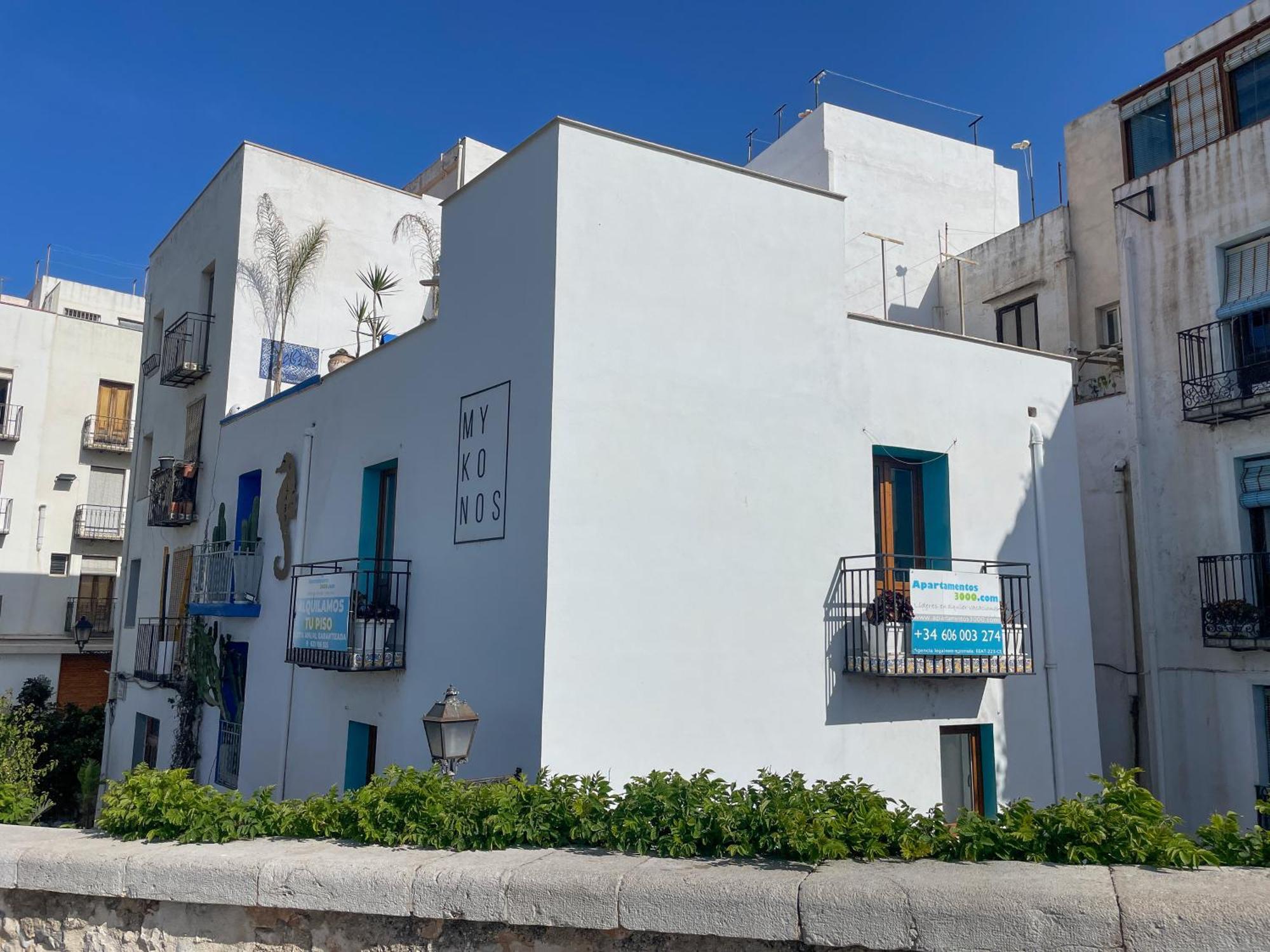 Apartamentos Mykonos 3000 Пеньискола Экстерьер фото